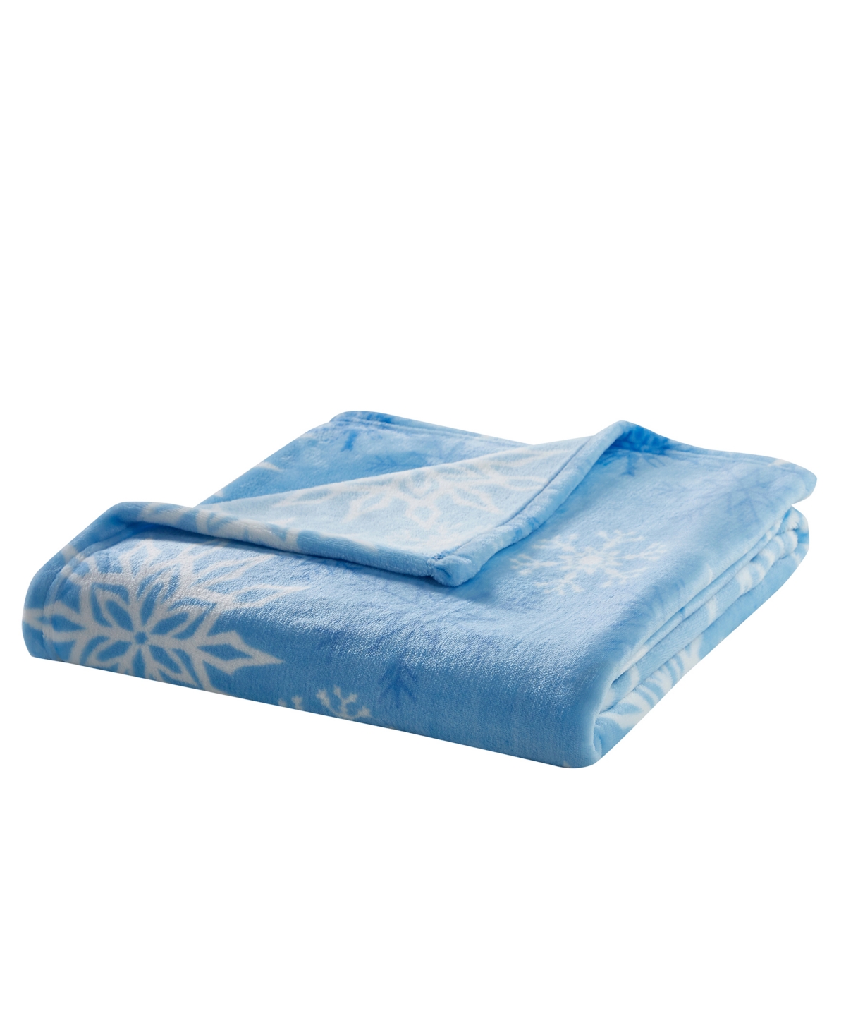 Videri Home Closeout!  Plush Throw, 50" X 60", Exclusively At Macy's In Alaska Snowflakes