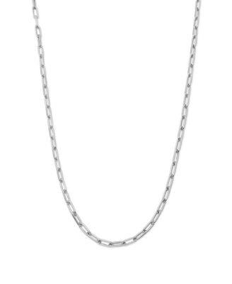Sterling Silver Metal Alloy Long Chain
