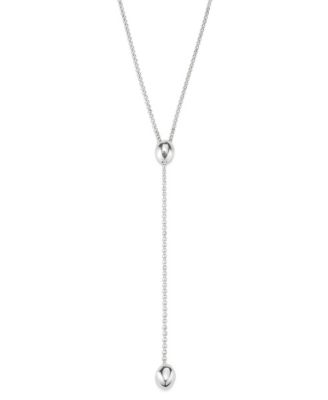 Sterling Silver Clasp Long necklace 