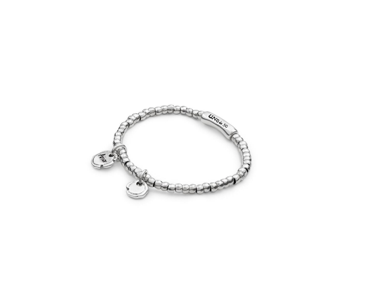 Sealed Love Sterling Silver Metal Bracelet