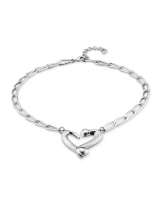 Metal Alloy Medium Heart Necklace