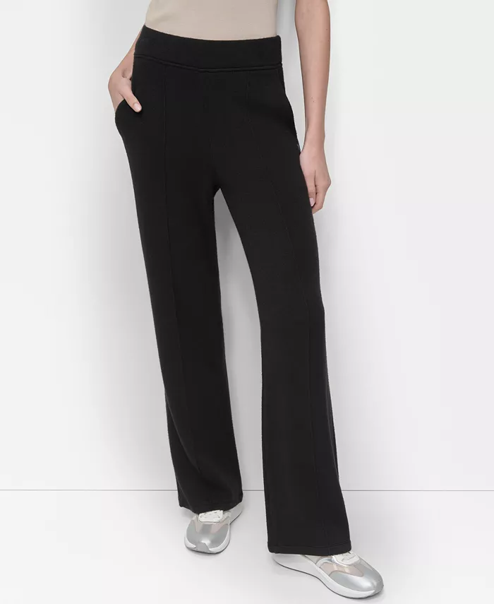 Women's Knit Pull-On Wide-Leg Pants - thumbnail 6