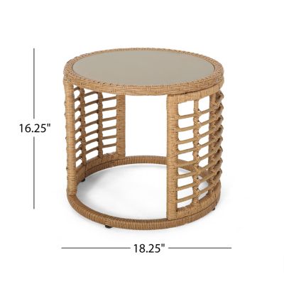 Streamdale Stylish Side Table for Refreshing Summer Drinks