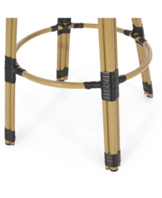 Streamdale Stylish and Durable Aluminum Barstool Set for Outdoor Enjoyment