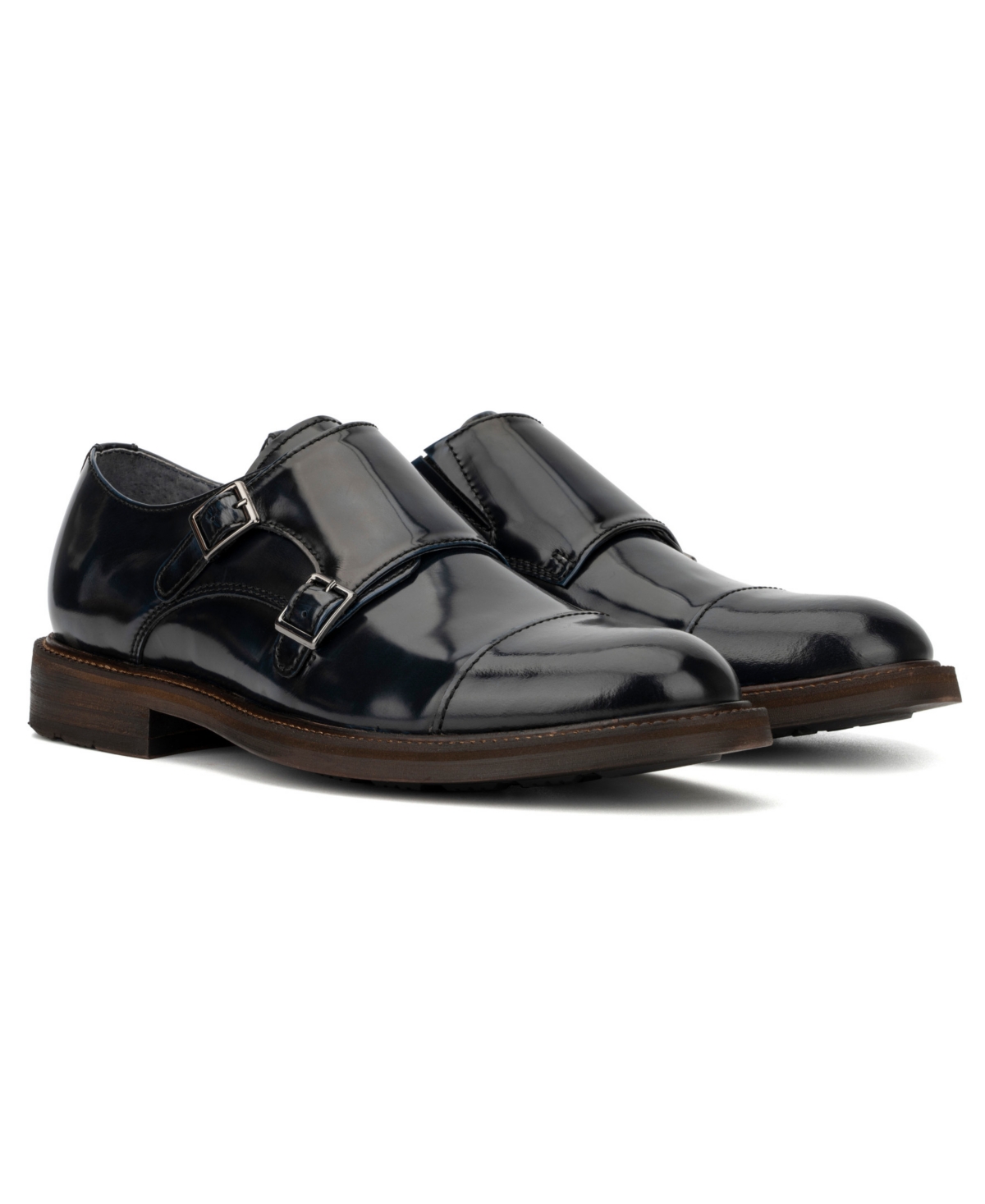 Vintage Foundry Co Men's Lucas Monk Strap Shoe In Navy