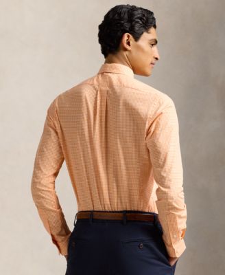 Men's Classic-Fit Gingham Stretch Poplin Shirt