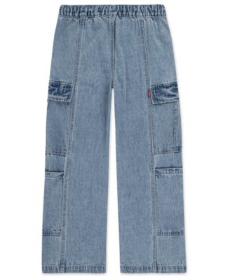 Levi's Big Girls Denim Parachute Cargo Pants - Macy's