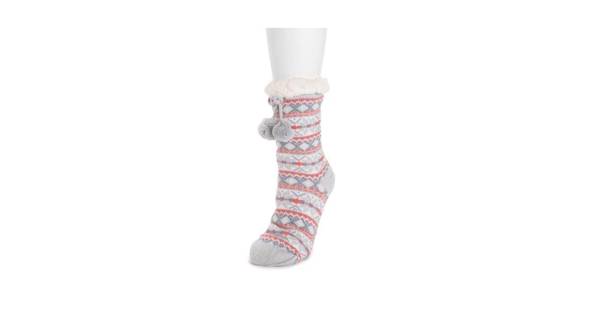 Muk Luks Women's Tall Cabin Sock