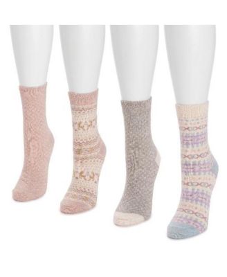 Women's 4 Pack Holiday Boot Socks