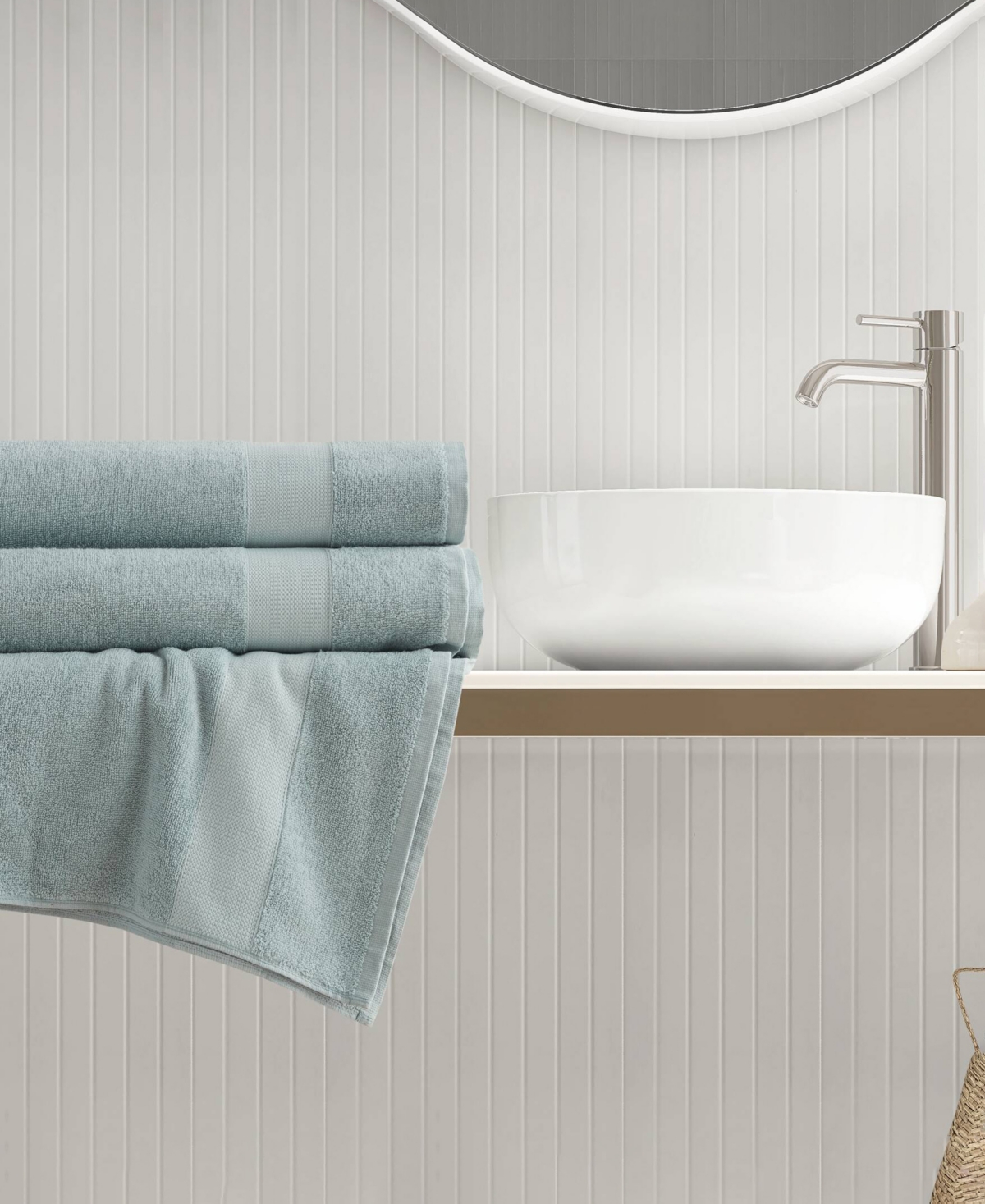 510 Design Premium Turkish Cotton Plush 2-pc. Bath Towel Set In Seafoam