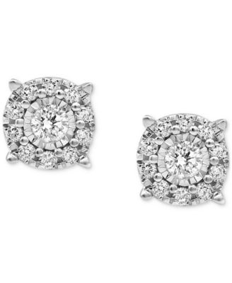 Diamond Stud Earrings (1/3 ct. t.w.) in 14k White, Yellow or Rose Gold