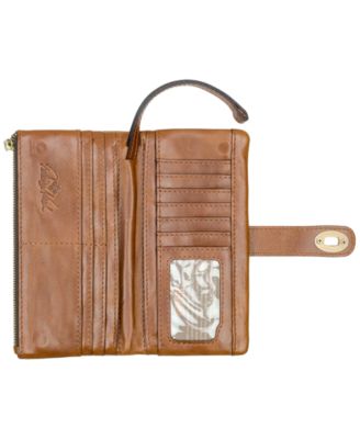 Annesley Leather Wristlet