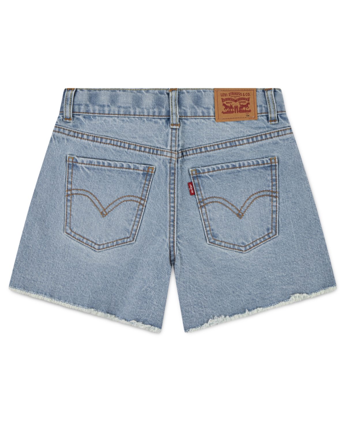 LEVI'S LITTLE GIRLS A-LINE SHORTS 