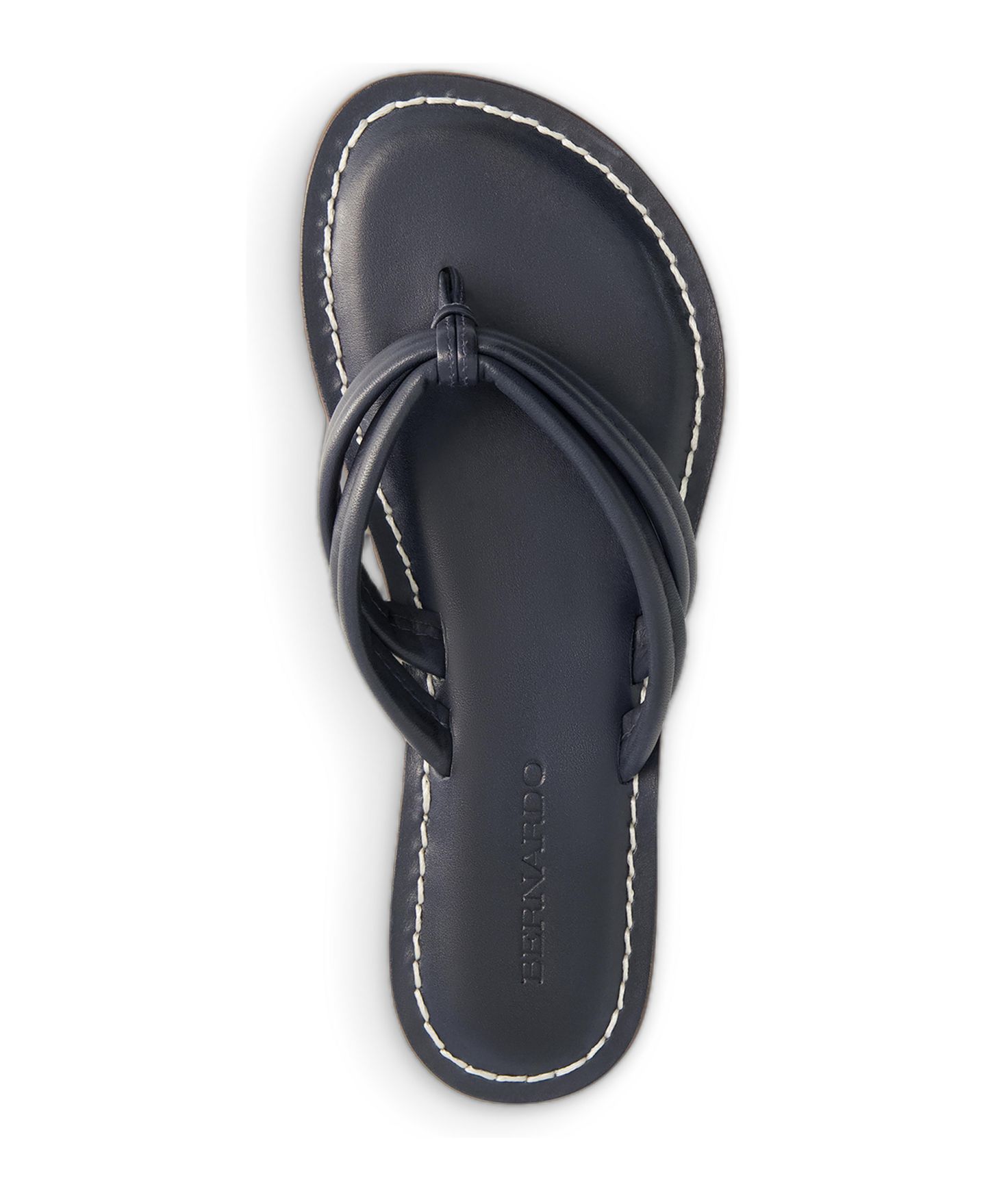 Женские сандалии Bernardo Footwear Miami Thong, цвет: Тёмно-синий — фото 4