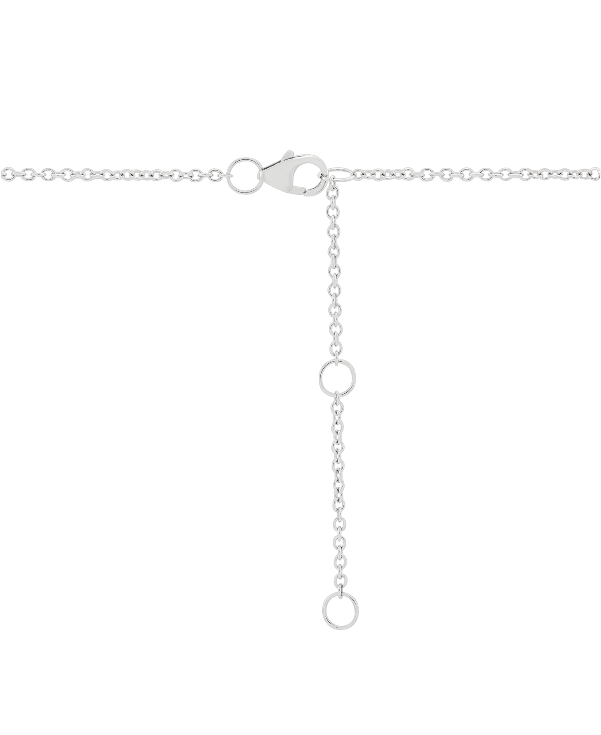 Grown With Love Cultured Freshwater Pearl (8mm) & Lab-grown Diamond (2-3/4 Ct. T.w.) Collar Necklace In 14k White Go In White Gold