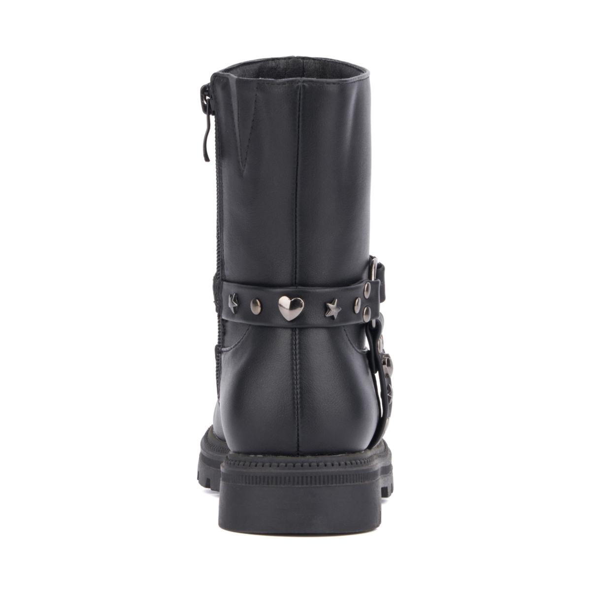 Olivia Miller Girls Harness Lug Sole Boots
