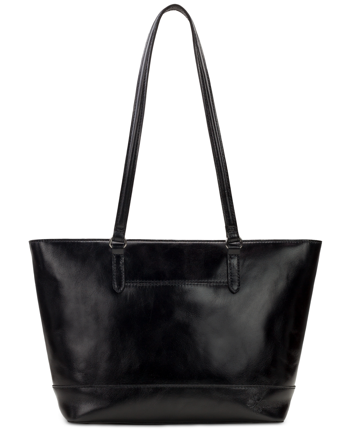 Violetti Large Leather Tote - Black