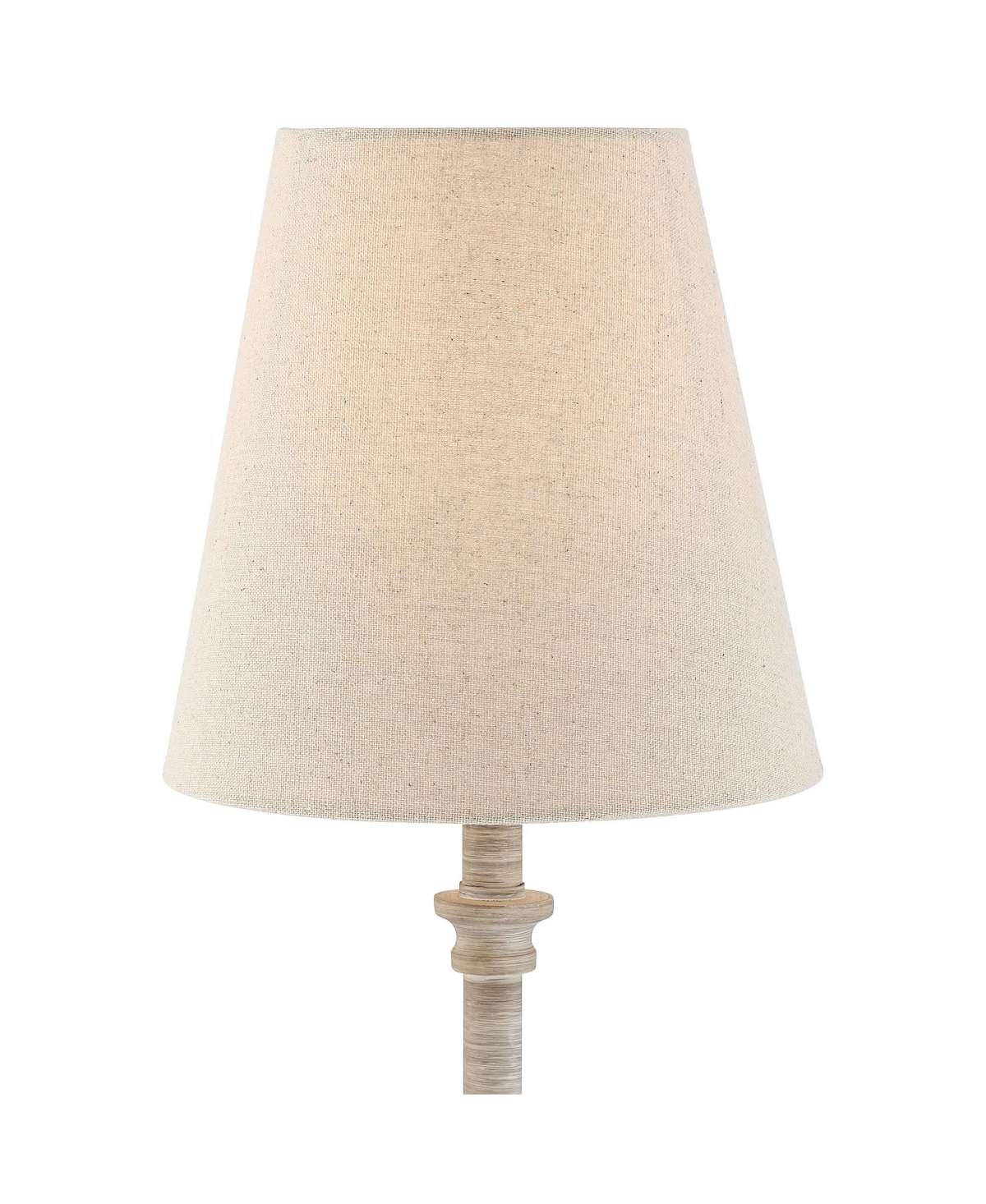 Regency Hill Loreno Traditional Buffet Table Lamps 24" High Set of 2 Whitewashed Oatmeal Linen Drum Shade for Bedroom Living Nightstand Family Ro