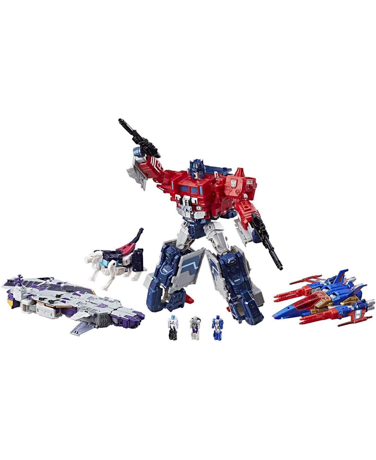 Детские фигурки Transformers Siege on Cybertron Boxed Set Limited Edition Leader Class Generations Titans Return — фото 1