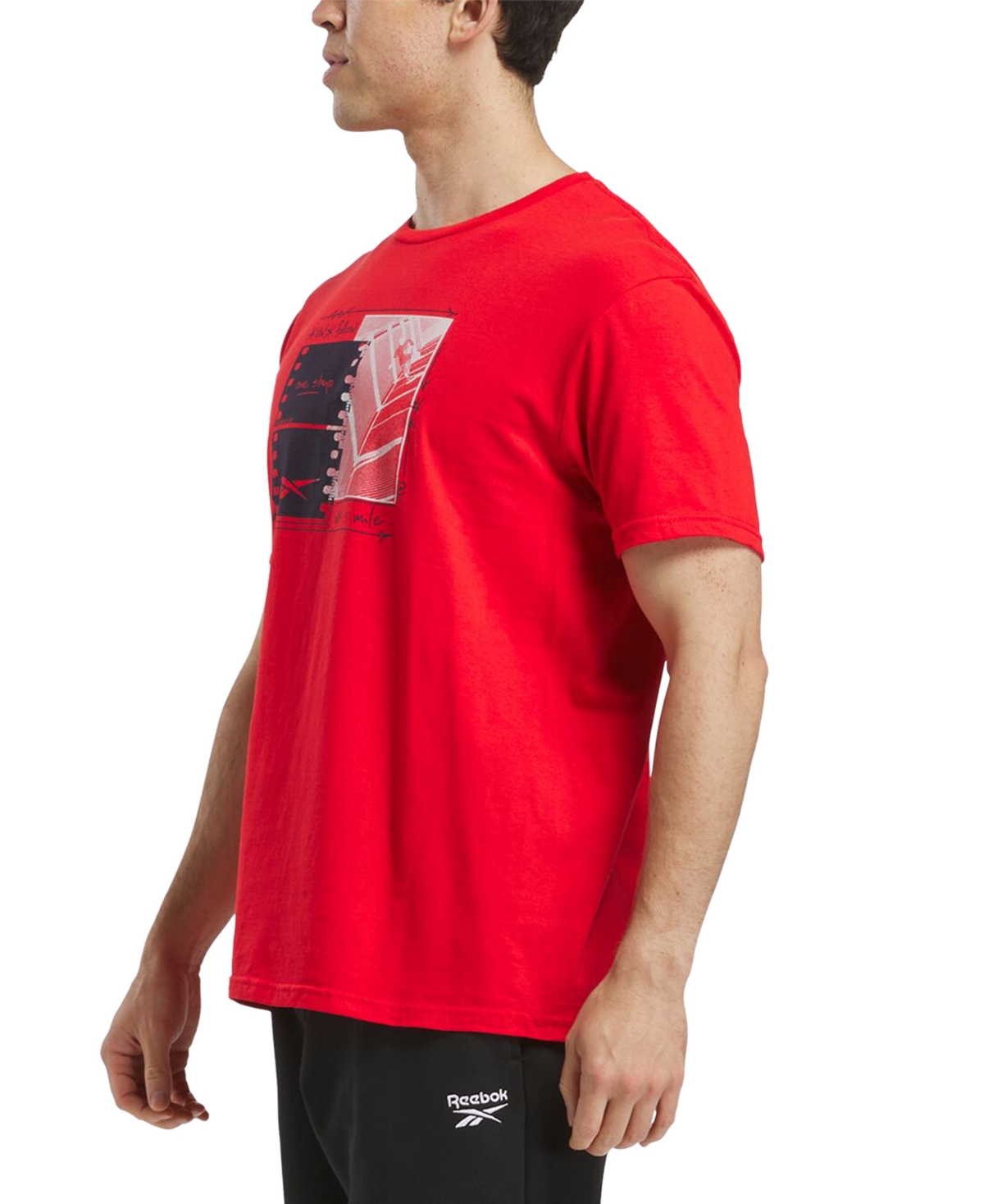 Reebok Men's Logo Graphic T-Shirt