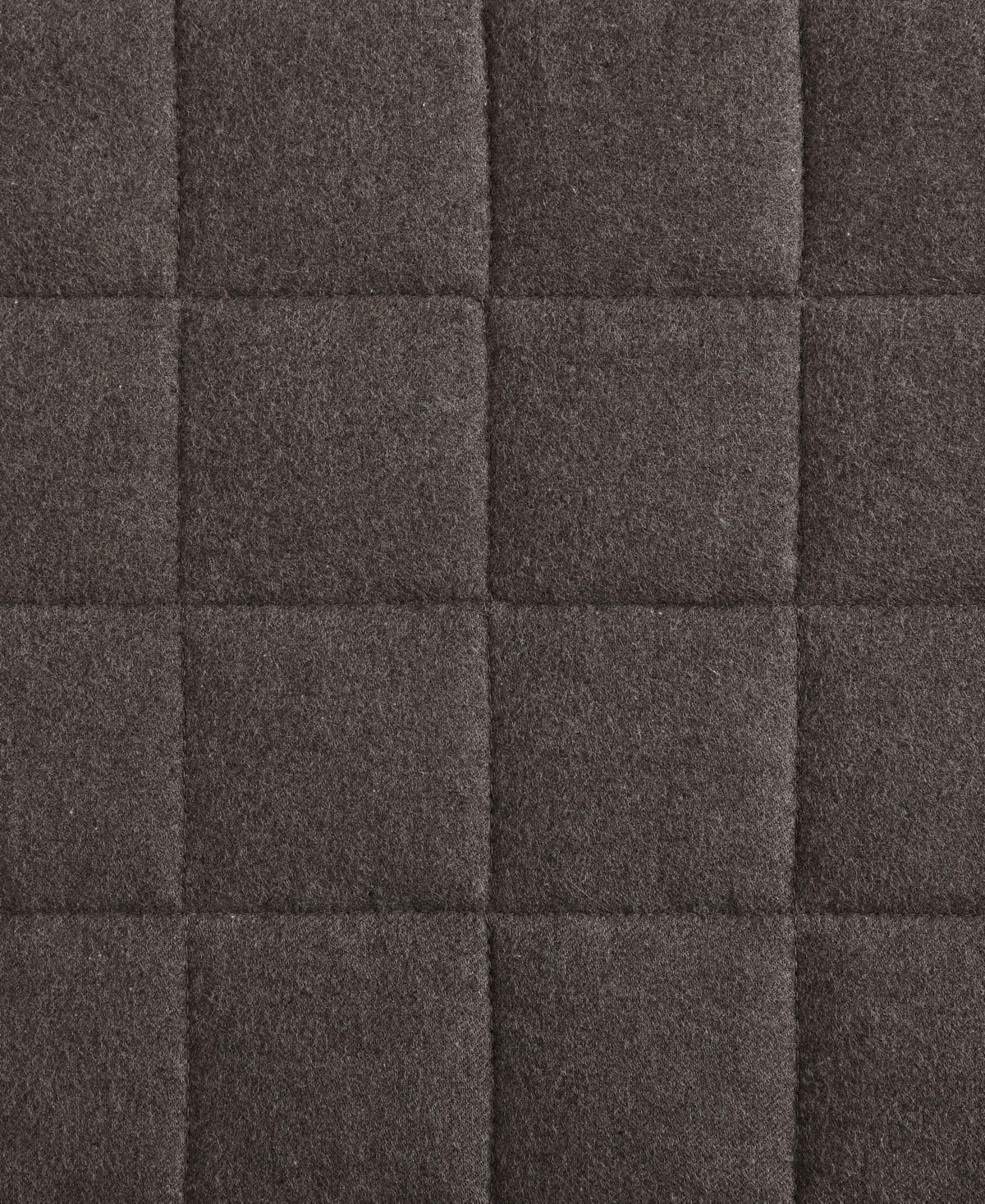 Calvin Klein Melange Flannel Quilt In Chocolate
