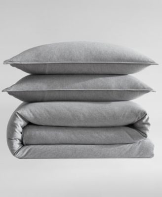 CLOSEOUT! Melange Flannel 3-Pc. Comforter Set, Queen