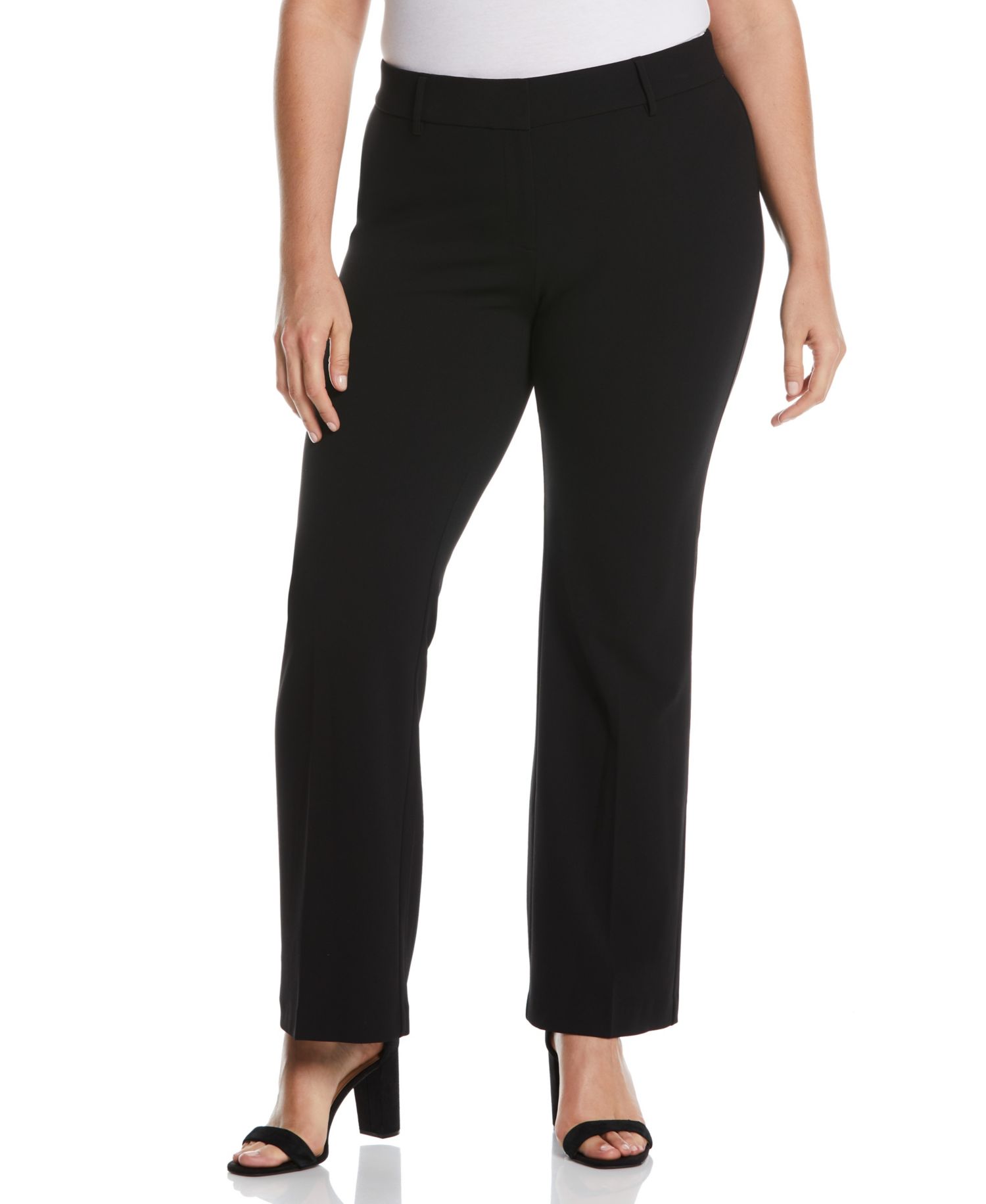 Petite Stretch Pull On Classic Fit Crepe Pants