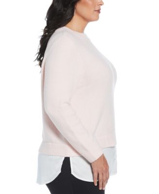 Plus Size Layered Sweater