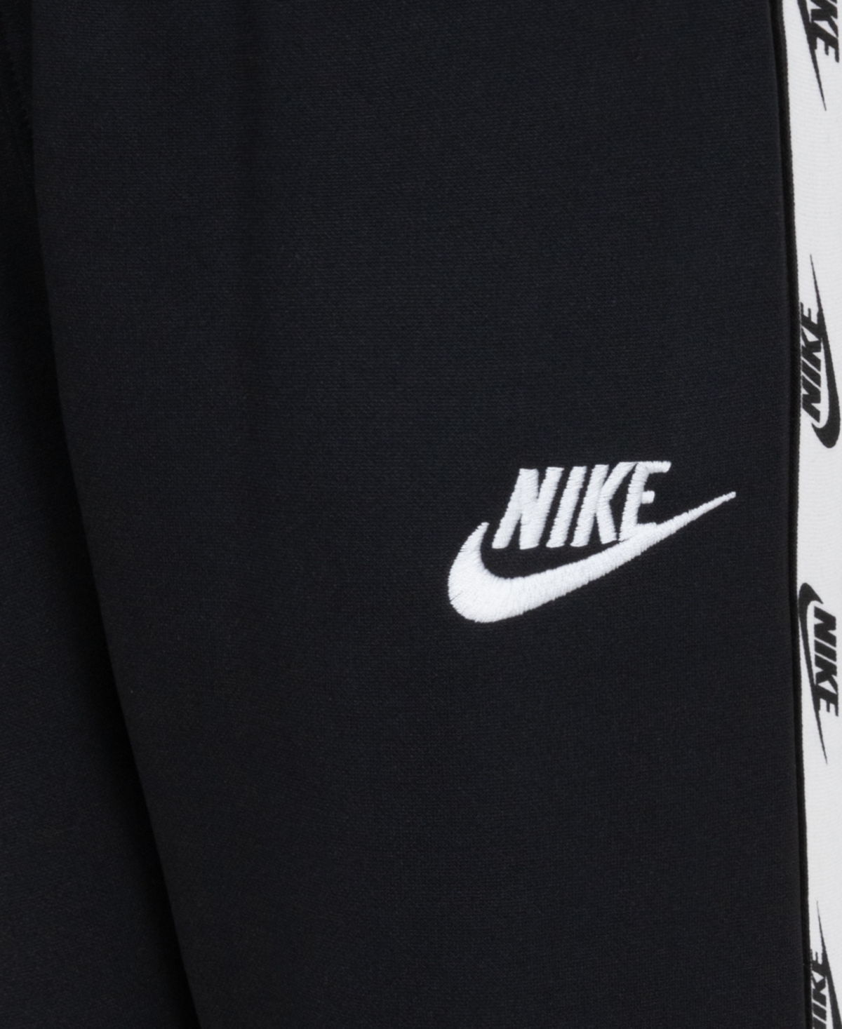 Nike Little Boys Dri-fit Full-zip With Logo Taping Trim Jacket & Pants, 2-piece Set In Black