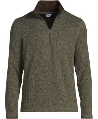 Men's Sweater Fleece Quarter Zip Pullover