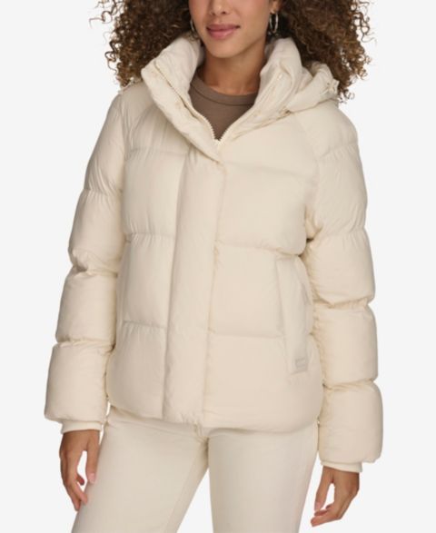 Женские куртки Levi's Quilted Hooded Puffer Jacket
