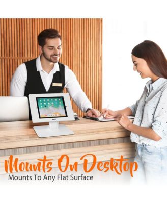 Full Motion Anti-Theft Tablet Bracket, Adjustable and Secure Stand with Lock Mechanism