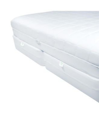 Platinum Zippered Encasing Quilted Mattress Pad, Twin XL