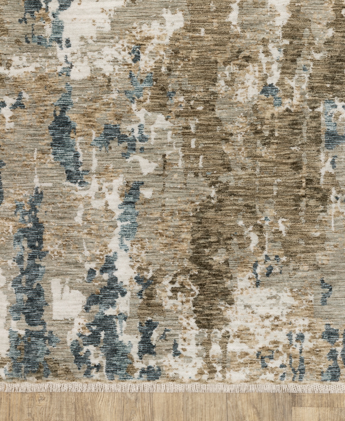 Oriental Weavers Echo Ech11 2'3"x7'6" Runner Area Rug In Beige