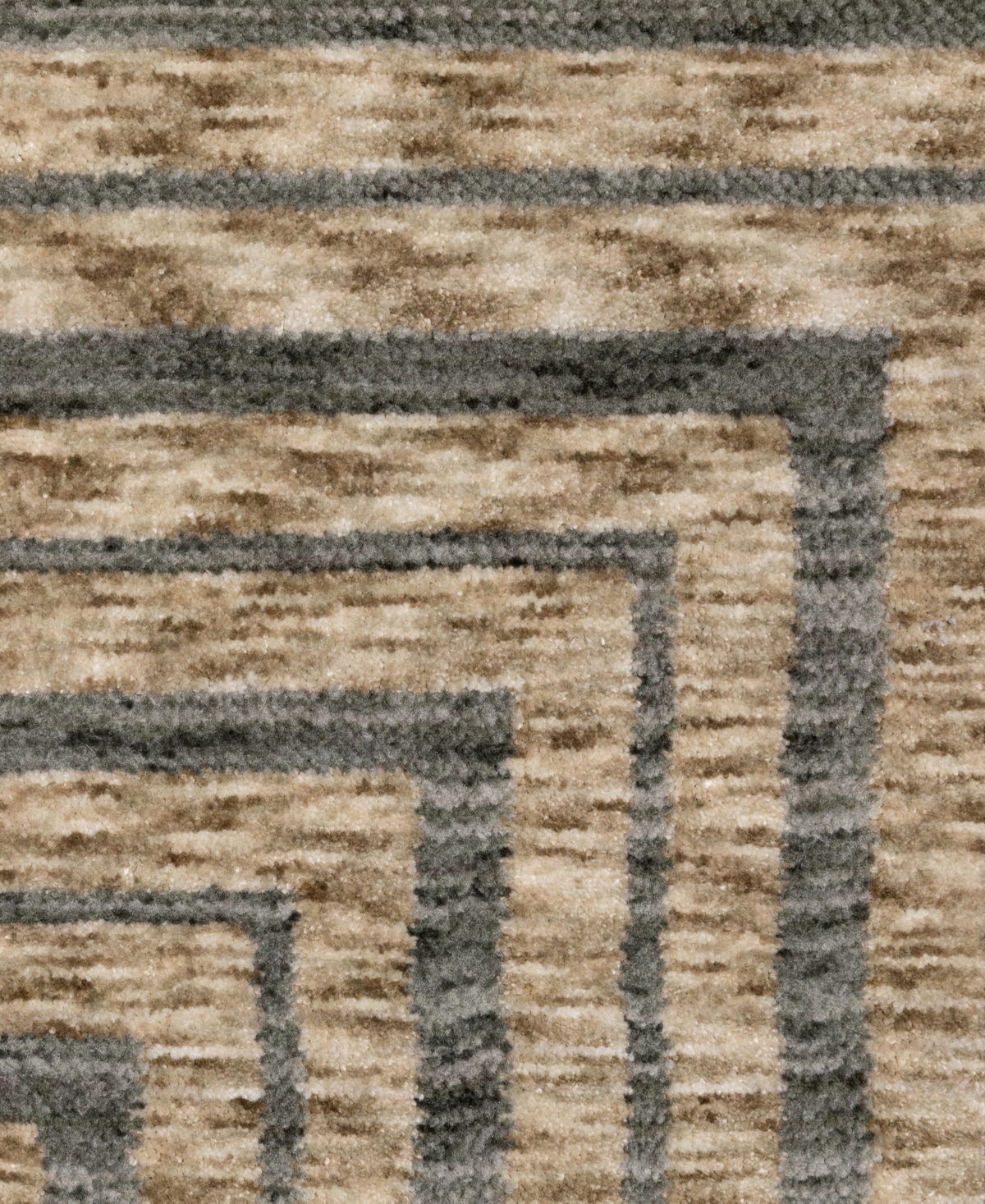 Oriental Weavers Echo Ech01 2'3"x7'6" Runner Area Rug In Beige