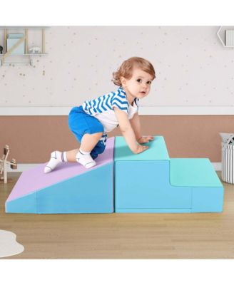 Step and Slide Climber for Infants and Toddlers Baby Soft Foam Structure Blocks