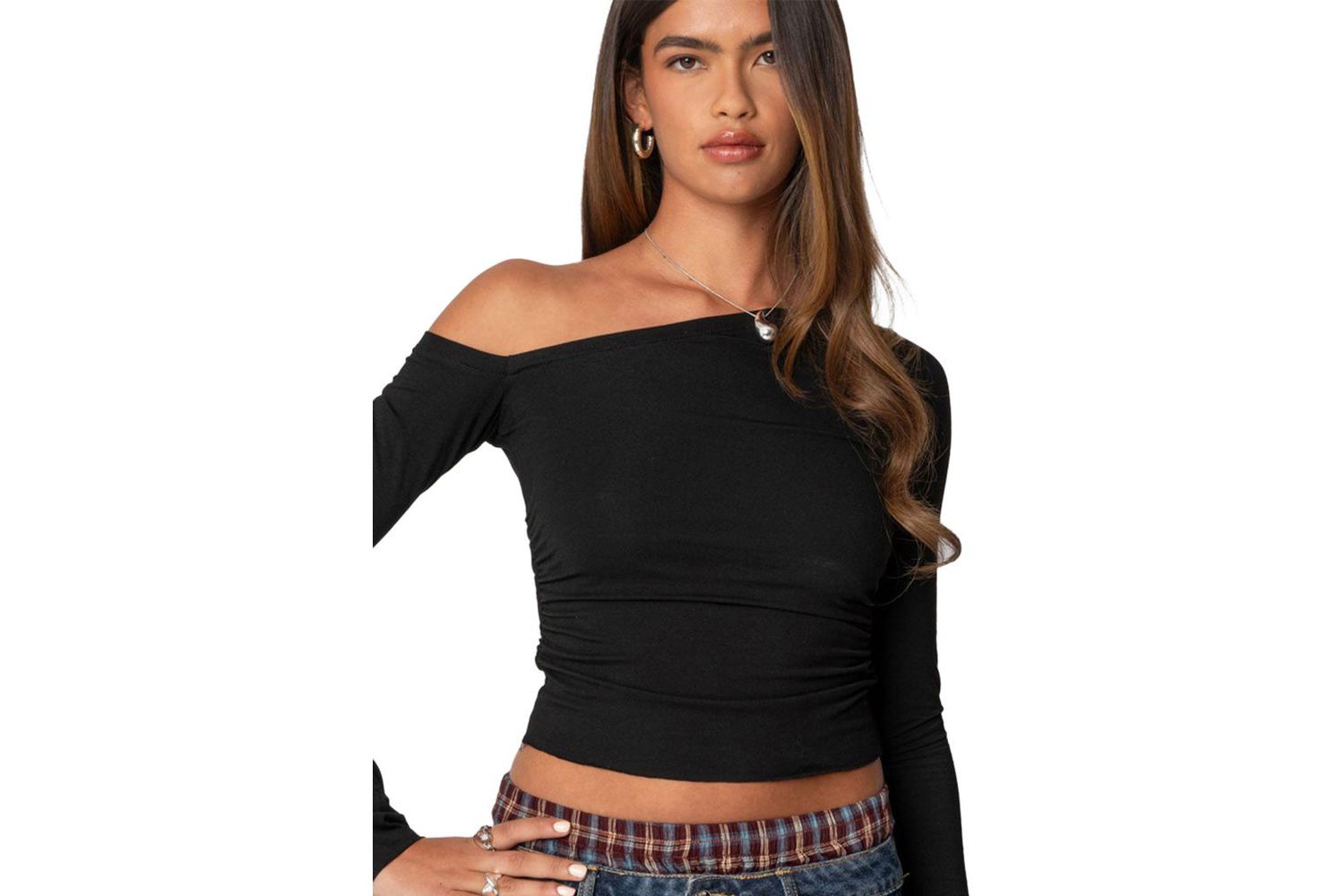 Women's Stacie Asymmetric Long Sleeve Top