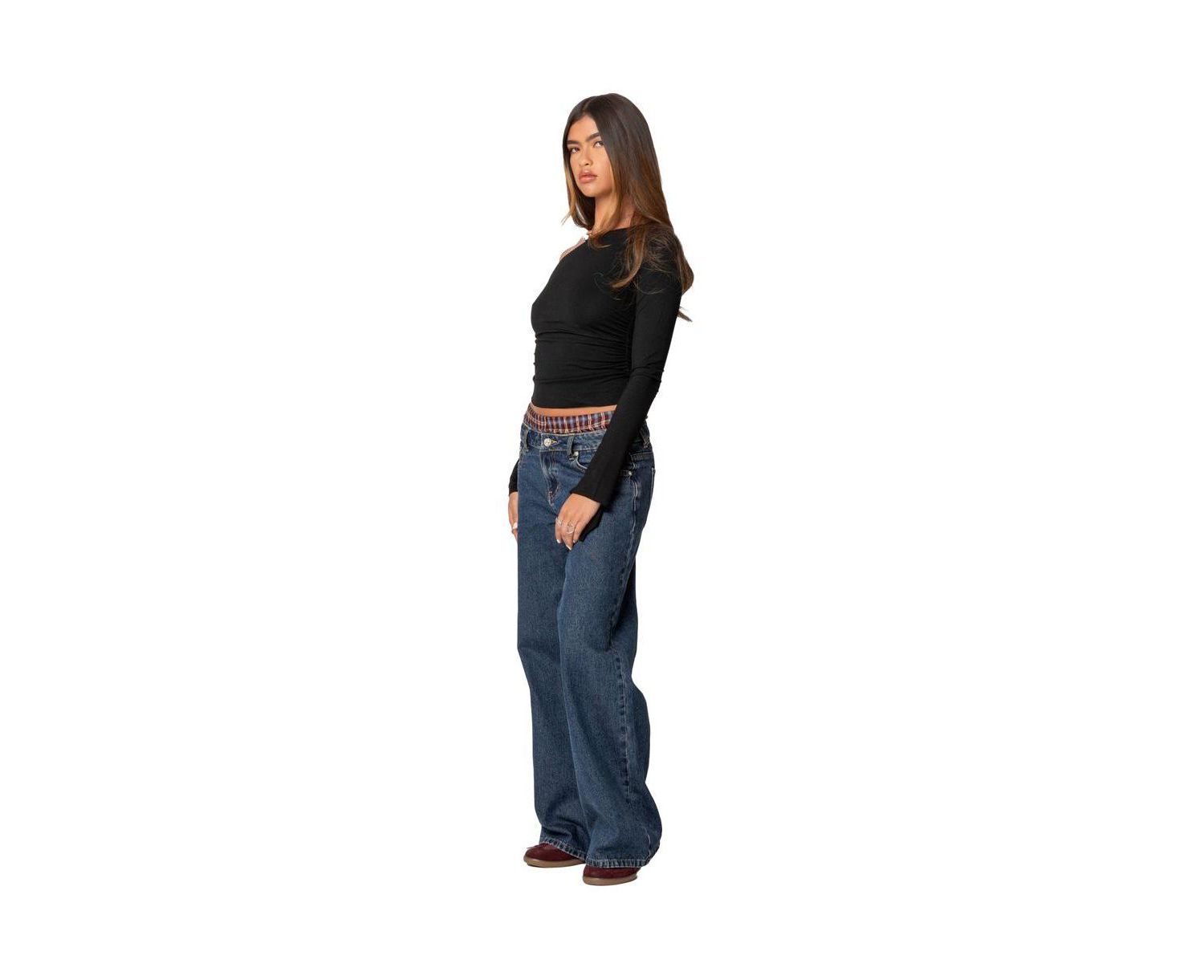 Women's Stacie Asymmetric Long Sleeve Top
