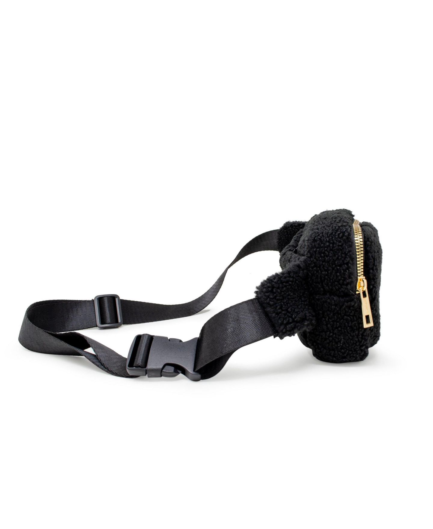 Сумка Tiny Treats + Zomi Gems Fuzzy Belt with Heart, Black для девочек — фото 2