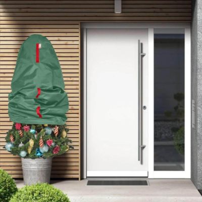 Upright Christmas Tree Storage Bag For Topiary and Holiday Tree up to 5 ft Tall