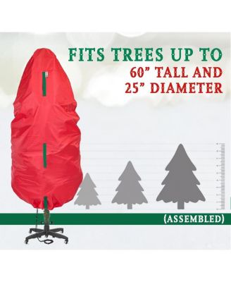 Upright Christmas Tree Storage Bag For Topiary and Holiday Tree up to 5 ft Tall