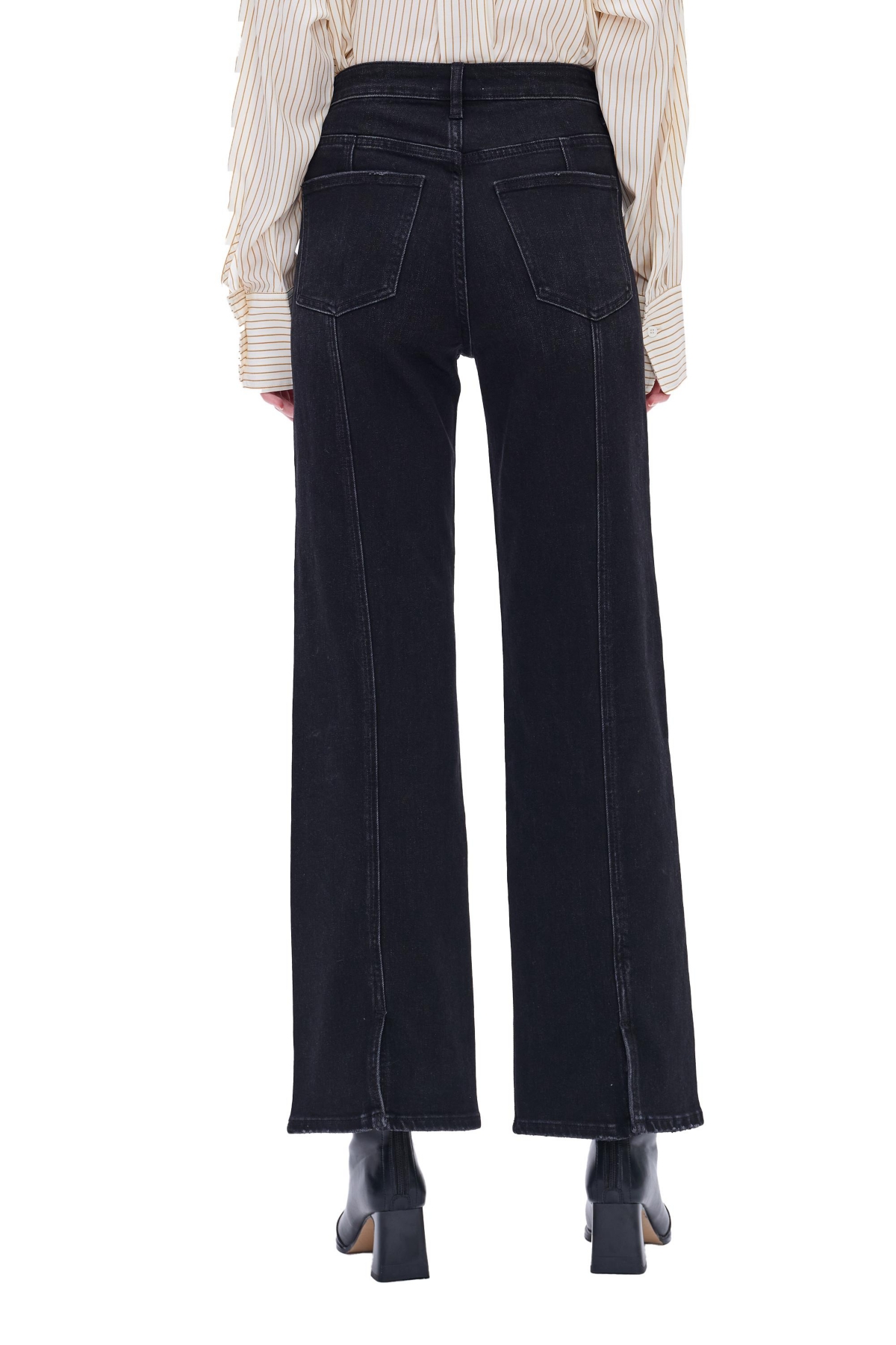 BAYEAS WOMEN'S HIGH RISE WIDE LEG JEANS 