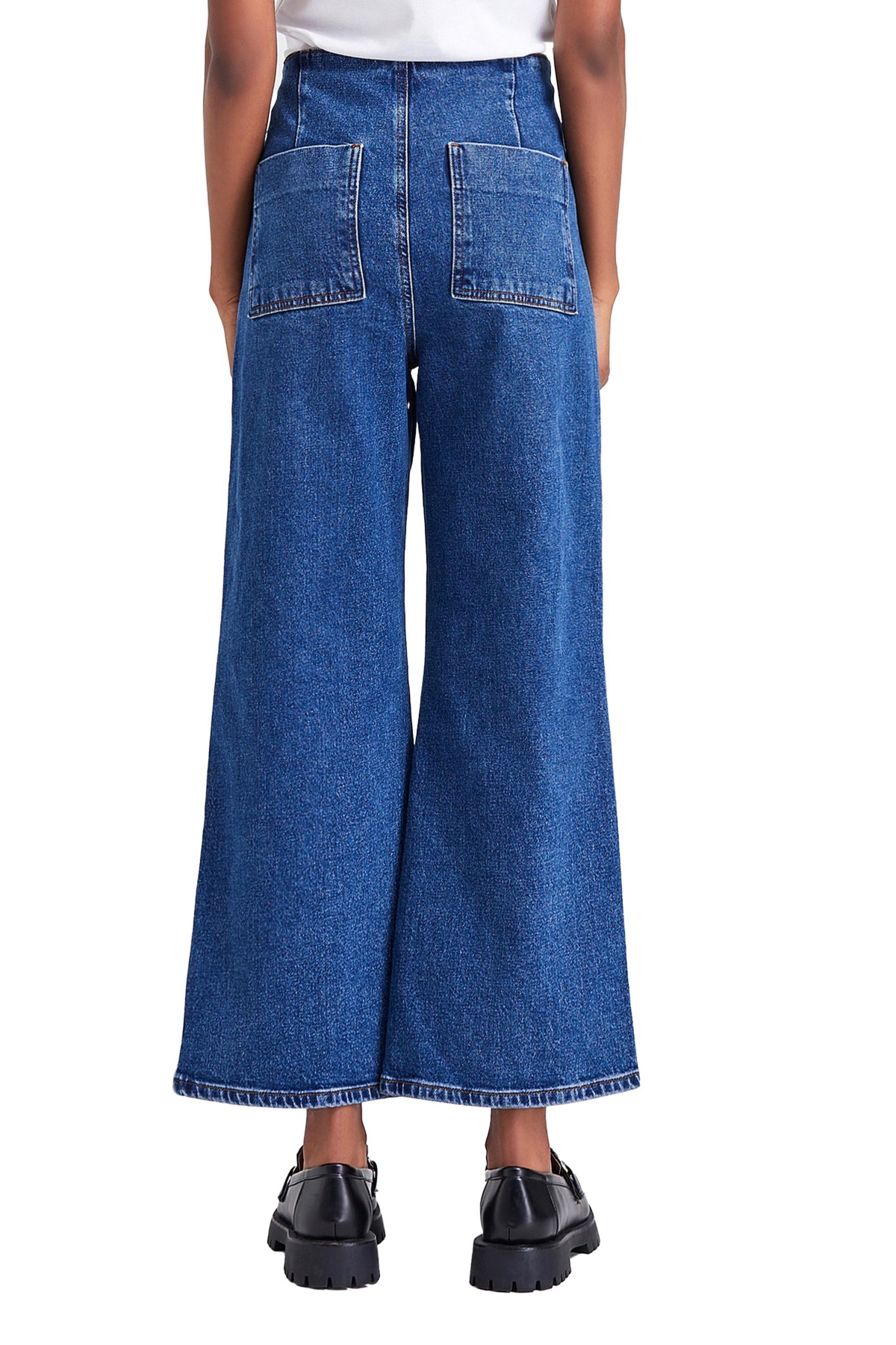 BAYEAS WOMEN'S HIGH RISE WIDE LEG JEANS 