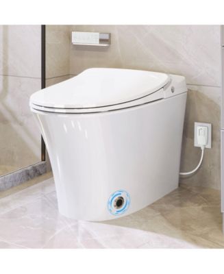 Smart Bidet Toilet with Remote Control and Multiple Adjustable Settings ...