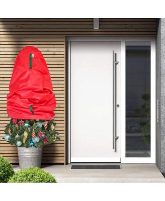 Upright Christmas Tree Storage Bag For Topiary and Holiday Tree up to 4 ft Tall