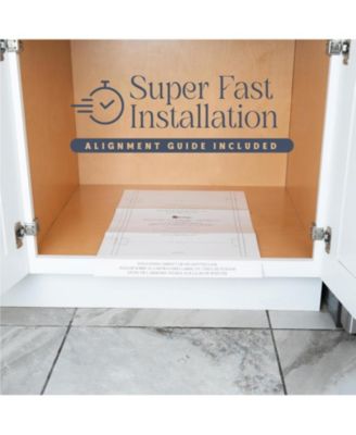 Black Pull Out Cabinet Organizer 17 x 21 In