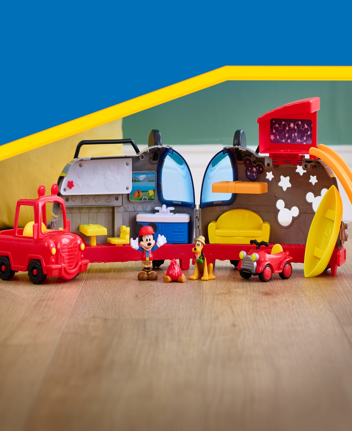 Mickey Mouse Happy Camper Playset In No Color