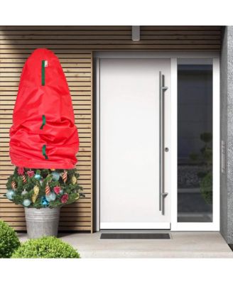 Upright Christmas Tree Storage Bag For Topiary and Holiday Tree up to 9 ft Tall