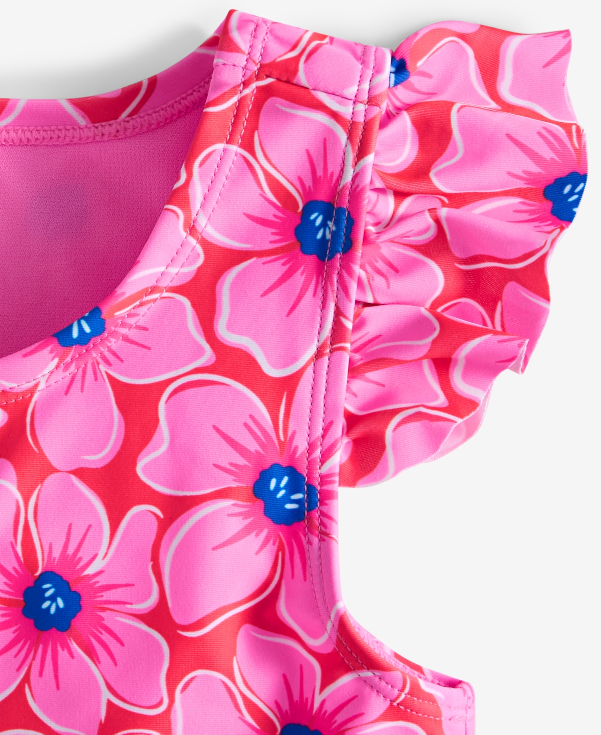 Epic Threads Toddler And Little Girls Floral Tankini Two-piece Swimsuit, Exclusively At Macy's In Neon Flame