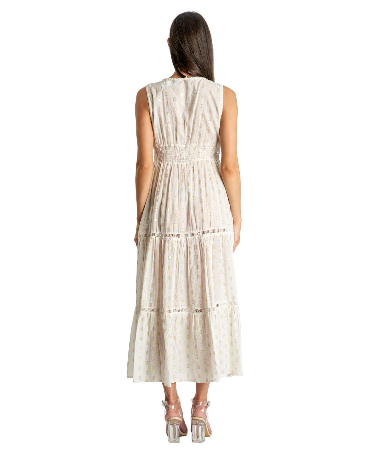 Women's Sleevless V-neck dress
